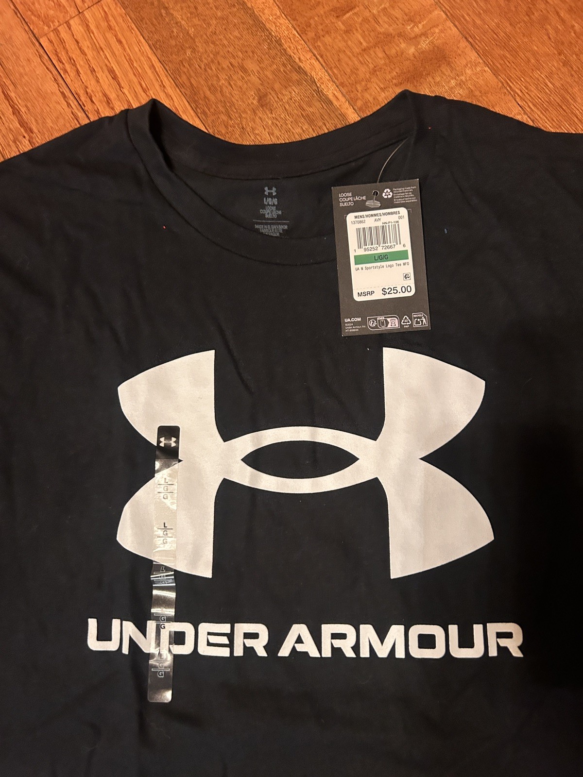 Under Armour Loose Mens Large T Shirt Sports Style Workout NWT gallery