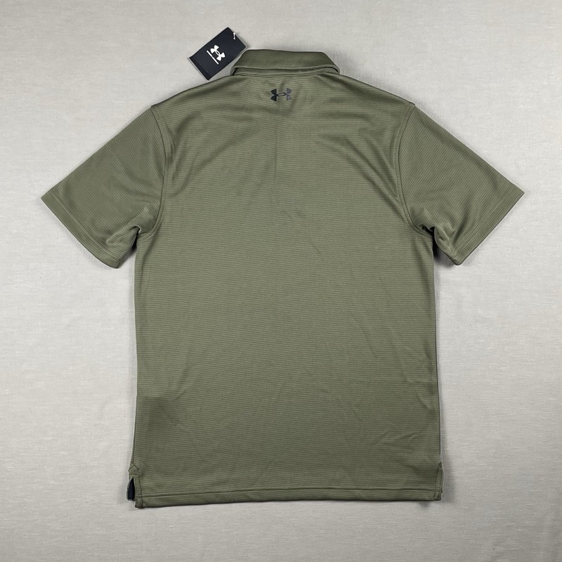 NWT Under Armour Shirt UA Tech Polo Men's M Loose Fit Green Performance Golf NEW gallery