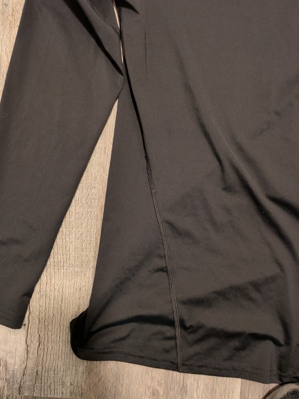 Gymshark Element Baselayer Long Sleeve Compression Shirt Mens Size M Black A1A1P gallery