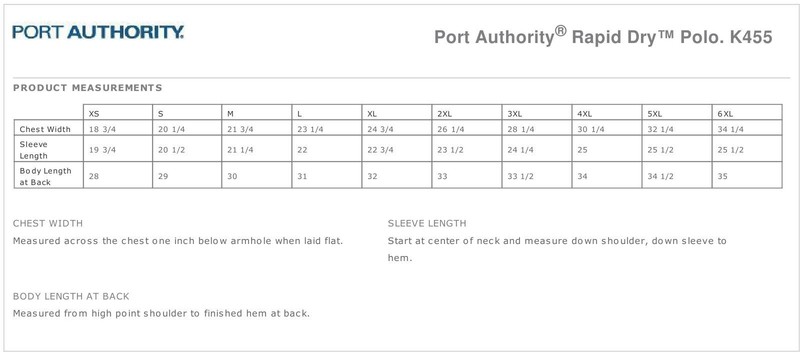 Port Authority Rapid Dry Polo Shirt K455 gallery