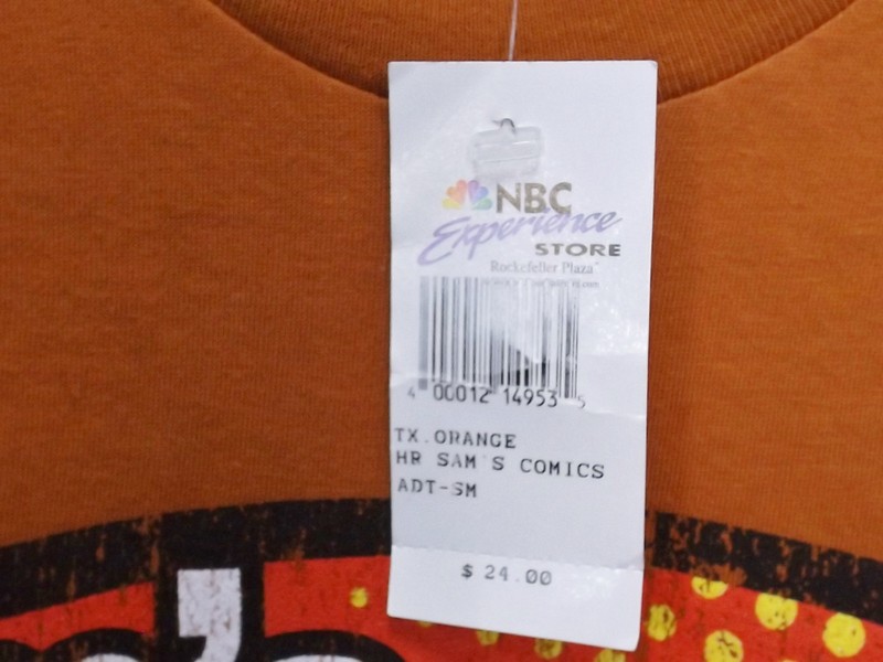 Hanes NBC Experience Store Sam's Comics T-Shirt Men's Size Small gallery