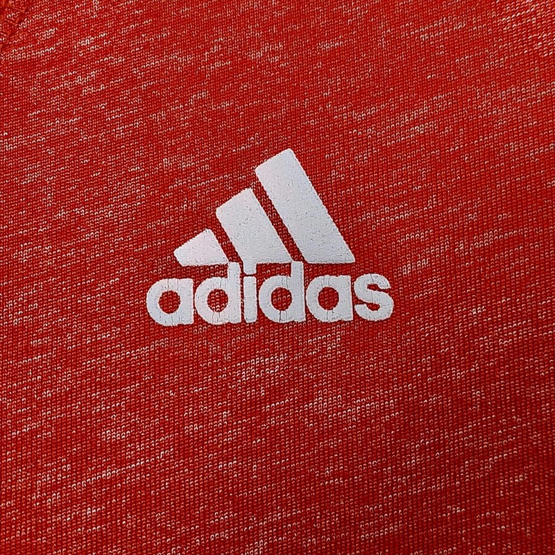 Adidas Chicago Bulls Ultimate Tee Mens Large Red Quarter Zip Pullover Climalite gallery