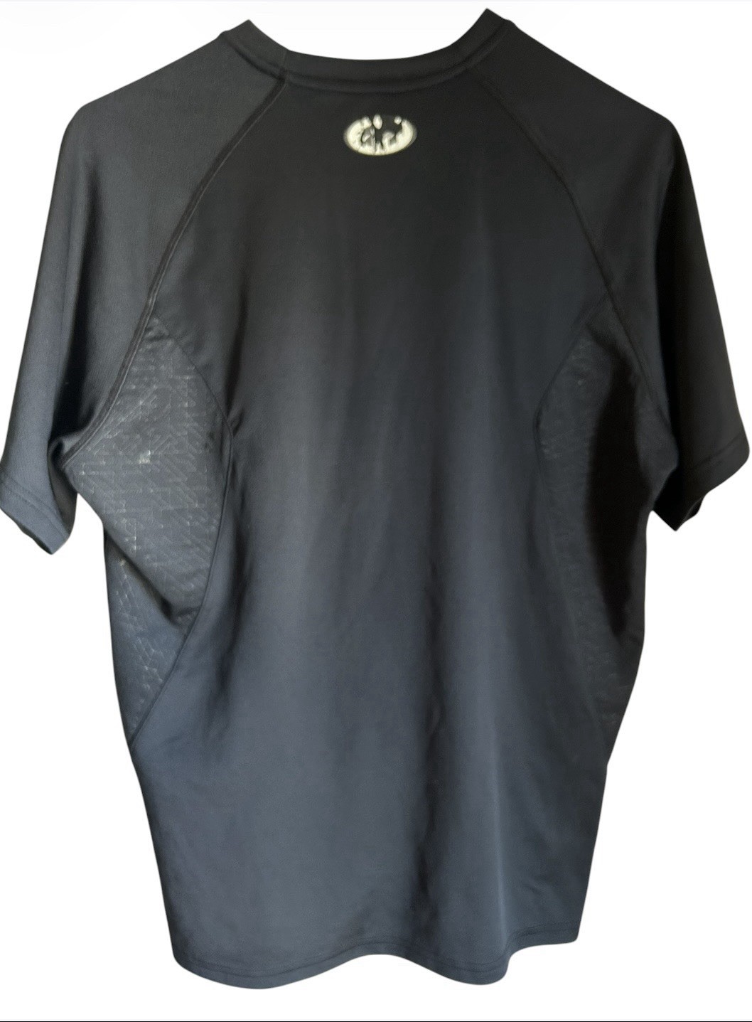 Under Armour Batman Logo Loose Fit Polyester Tee Black XL Crew Neck Short gallery