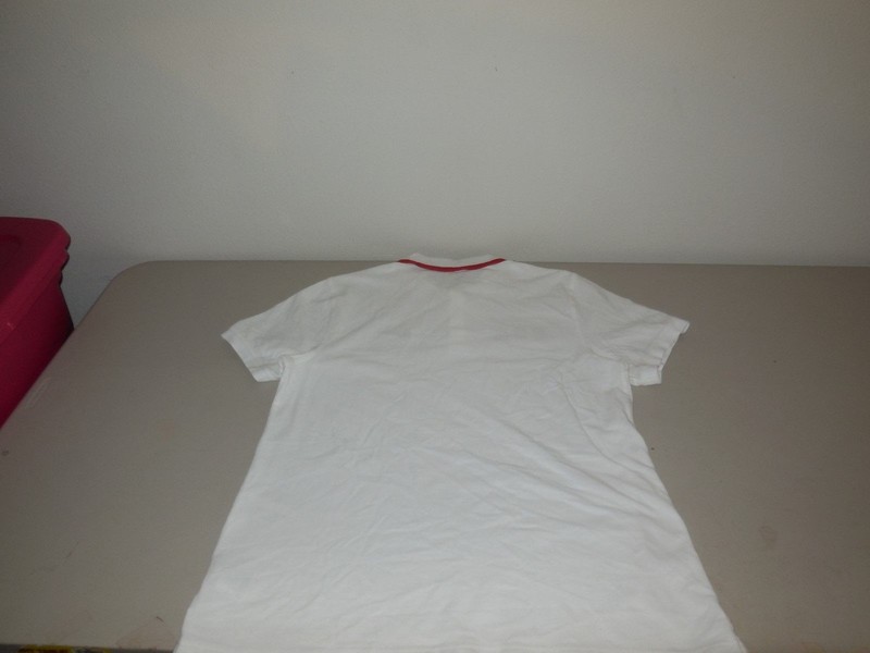 Nike USA Baseball Polo Shirt Team Olympics White Cotton Athletic Men's Large L gallery
