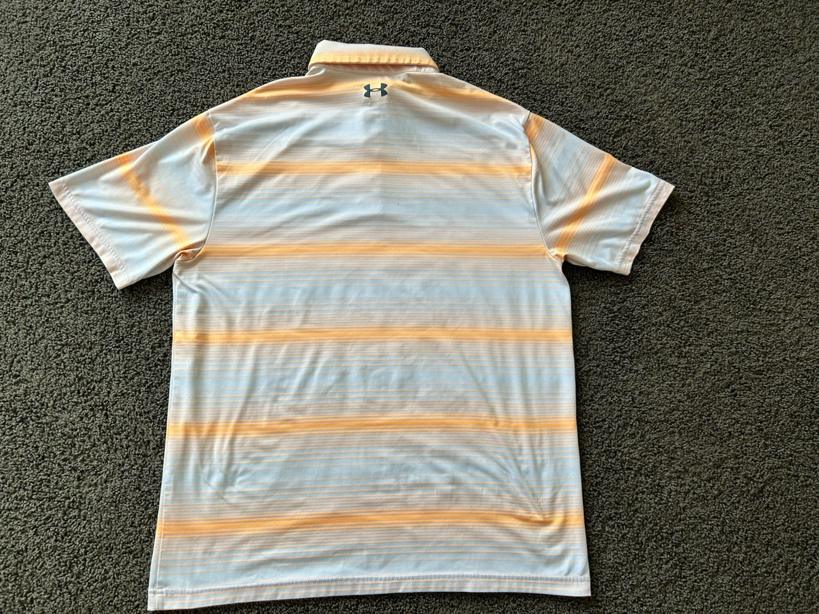 Under Armour The Playoff Polo Men's Large L Performance Golf Polo Neon Orange gallery