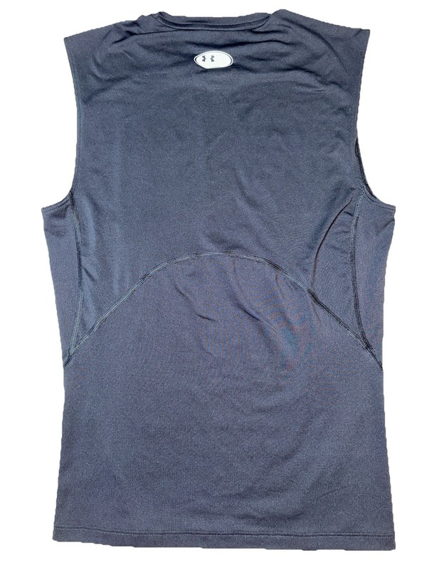 Under Armour HeatGear Compression Shirt Sleeveless Mens Large Black gallery