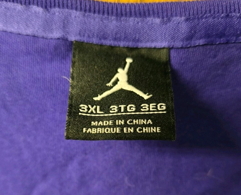 Jordan AJXI 11 Mens 3XL Tank Top Sleeveless Shirt Germain Blue White Jumpman gallery