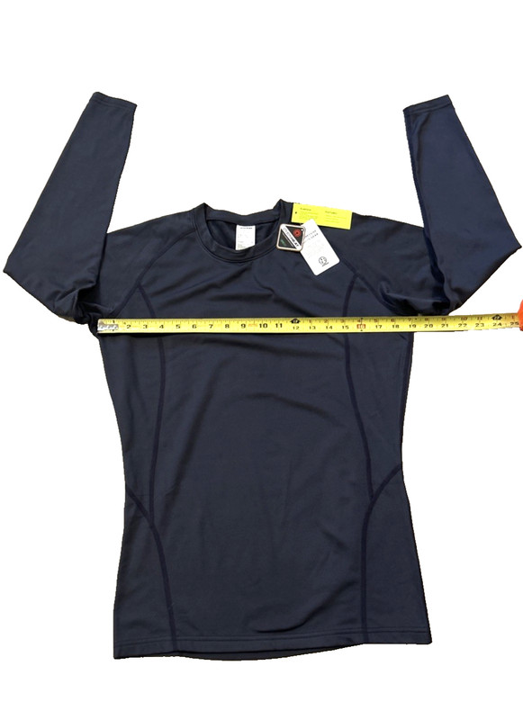 TESLA Active Wear Pullover Jersey Top M Hyper-Dri Dark Gray Long Slv Teslagear gallery