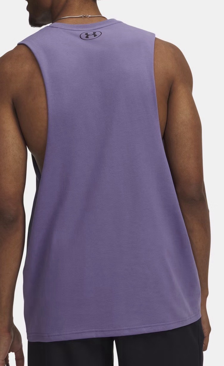 NWT Mens Size 2XL Under Armour Left Chest Cut Off Tank Top Shirt 1329286-520 $25 gallery