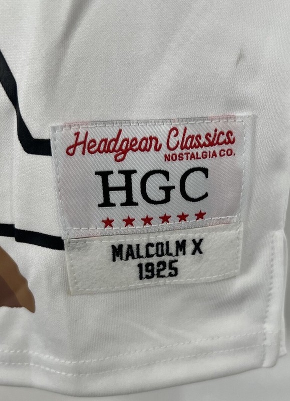 Headgear Classics Basketball Jersey " Malcom X " Size Youth Medium gallery