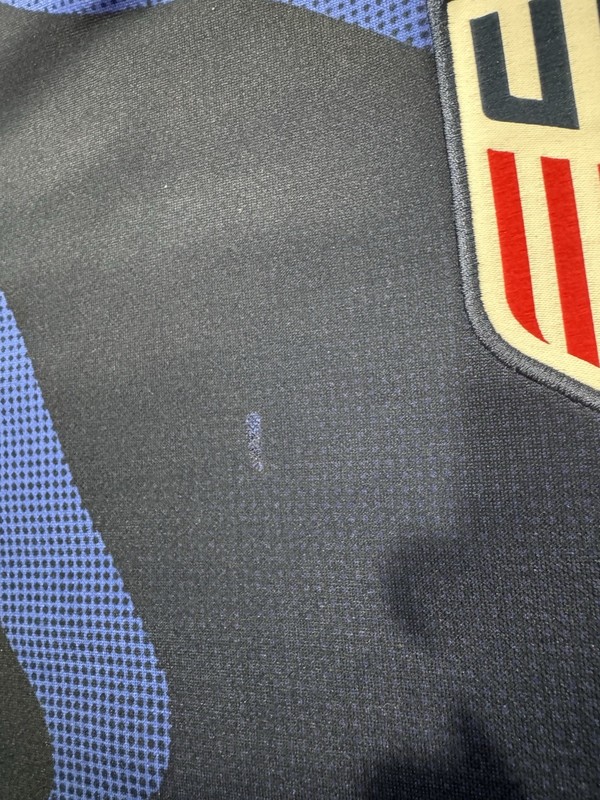 Nike Team USA Men's Soccer Jersey M Blue/Red Camo V-Neck Lightweight S/S gallery