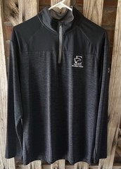 Under Armour 1/4 zip long sleeve pullover shirt mens medium gray Eagle Pointe
