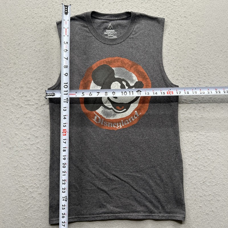 Disneyland Mickey Mouse Men's Tank Top Size Small Gray gallery