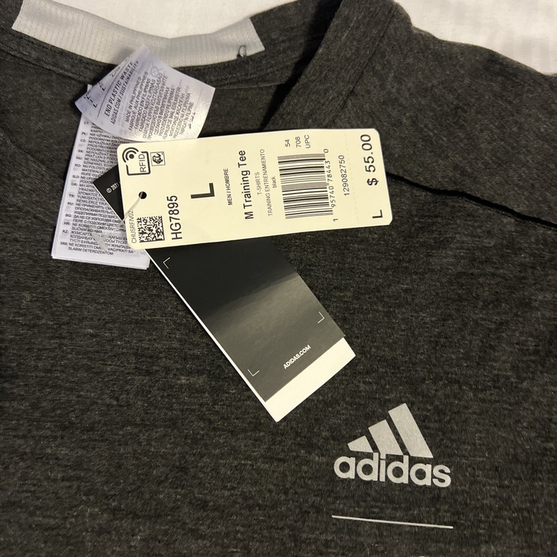 Adidas x Peloton AeroReady Training T-Shirt Men's Large Black Short Sleeve gallery