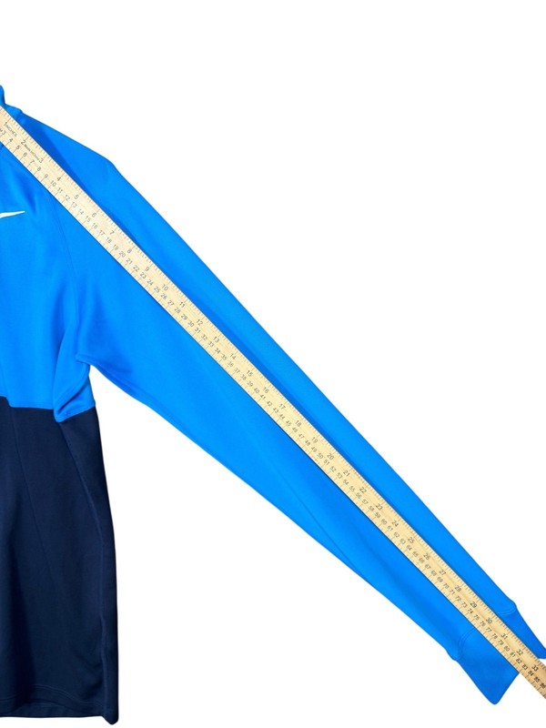 Nike Racer 1/4 Zip Pullover Mens Blue Lightweight Dri Fit Small Long Sleeve NWOT gallery