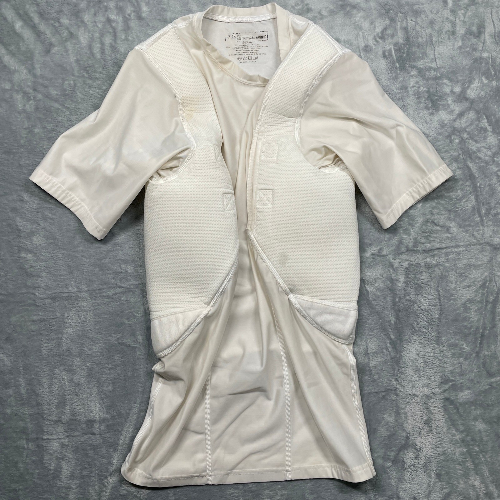 5.11 Tactical Series Holster Compression Shirt Mens Medium White Short Sleeve gallery