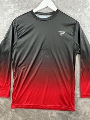 Paddletek Performence Pickleball Long-Sleeve Atheltic Shirt Size M Ombre Outdoor