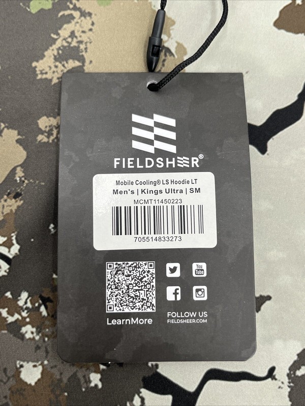 Fieldsheer Performance Men’s Mobile Cooling Long Sleeve Hoody-Kings Camo-Small gallery