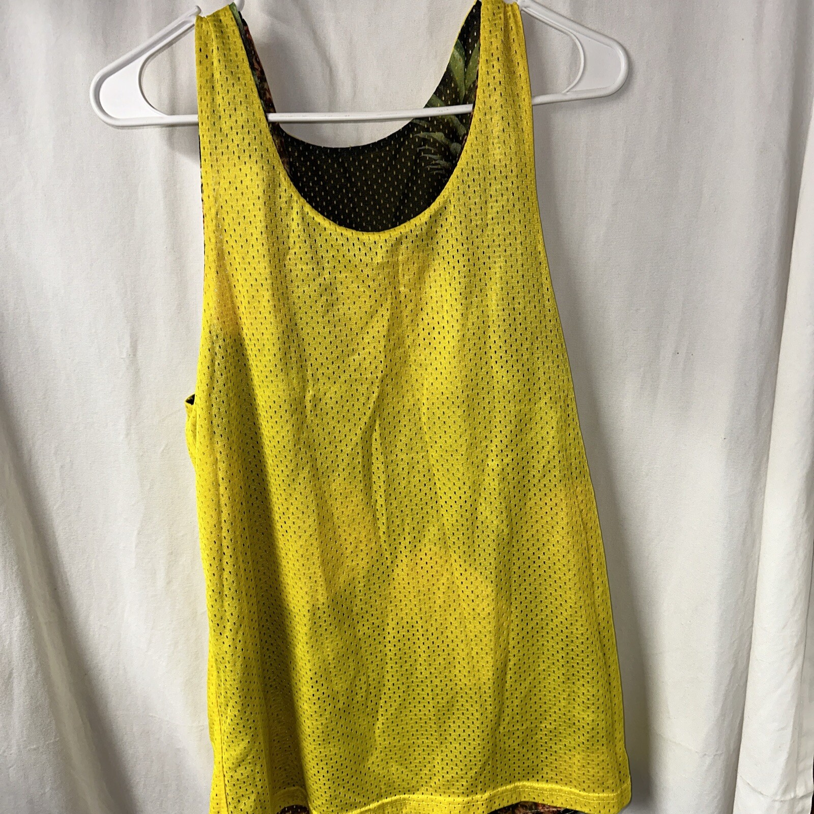 Ryde Out Shirt Mens Large Black Tank Top Beach Active Pineapples Reversible gallery