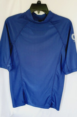 Roebuck & Co UV protection Short Sleeve Navy Blue shirt Small