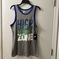 Nike Men’s High Fly Zone Training Tank Sleeveless Gray 644365 Size Small (NWT)