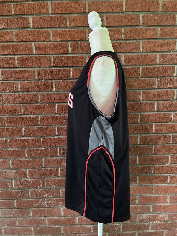 Reversible Sleeveless Red White & Blue #24 Eagle Jersey Pullover Activewear Lrg gallery