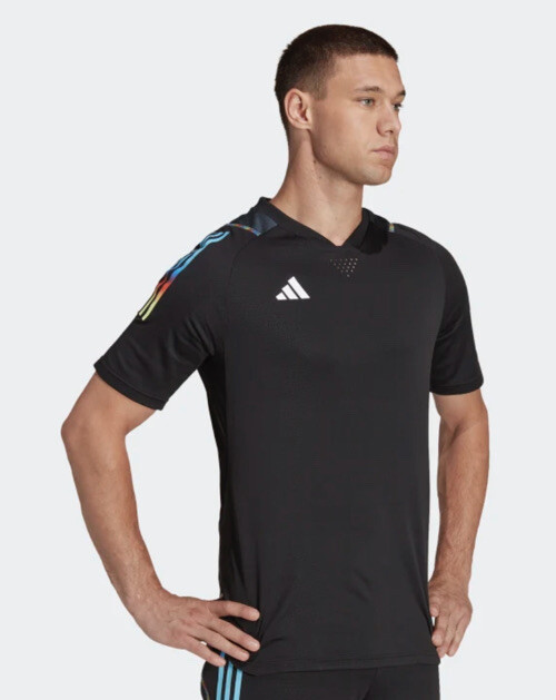 Adidas Tiro 23 Pro HEAT RDY Short Sleeve Jersey Men's Soccer Black Small HC1421 gallery