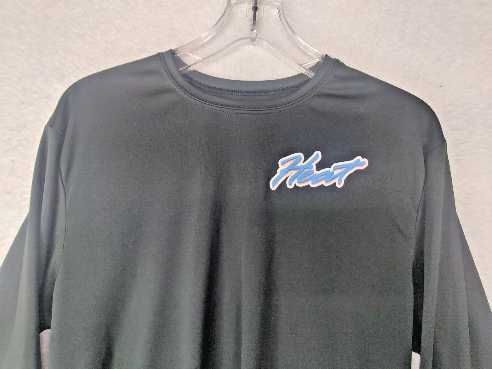 A4 Mens Dry Fit Long Sleeve Polyester Moisture Wicking Sprint T-shirt Miami 5274 gallery