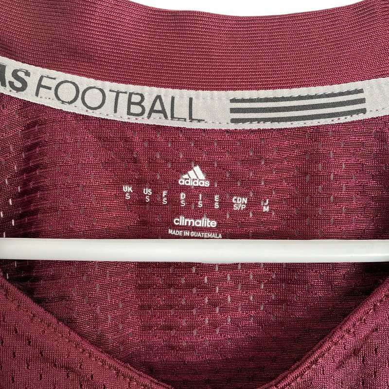 Adidas Techfit Hyped Football Jersey Maroon/White Size S AZ9274 Press Coverage gallery