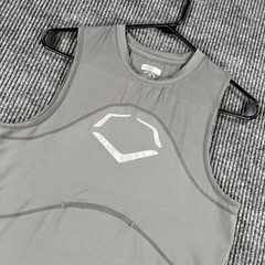 EvoShield Tank Top Shirt Mens Medium Gray Sleeveless Baseball Workout Active