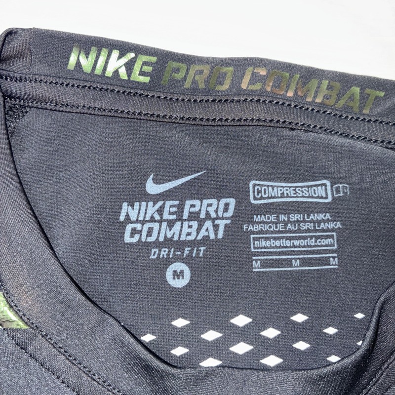 Nike Mens M Pro Combat Hypercool Vapor Power Compression Shirt Long Sleeve Black gallery