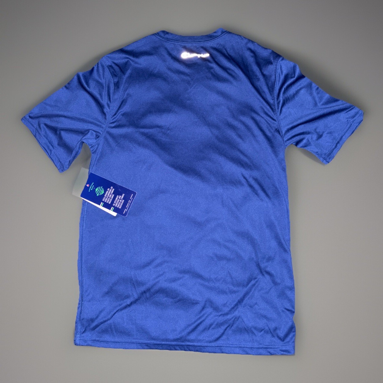 CHAMPION Men’s S Blue Double Dry Anti-Odor Reflective Trim T-shirt NWT gallery