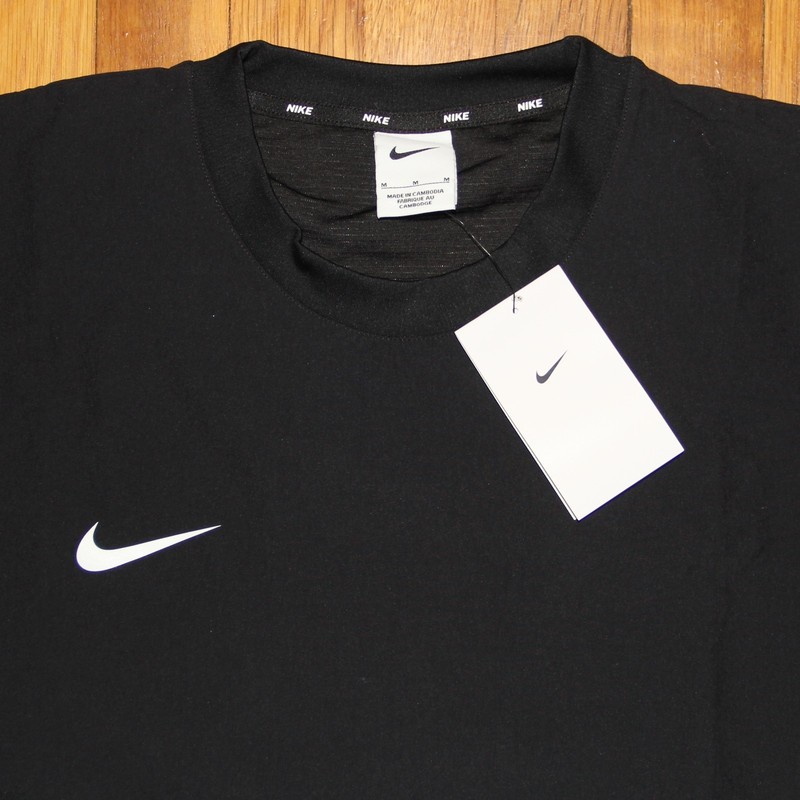 Nike Dri-Fit Lightweight Player Pullover Baseball Mens M Black FD4291-049 New gallery