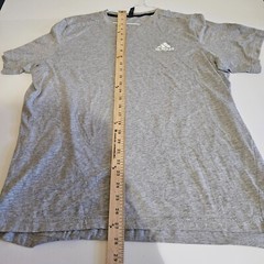 Adidas Areoready Athletic Tee Shirt Large Grey Fast Shipping