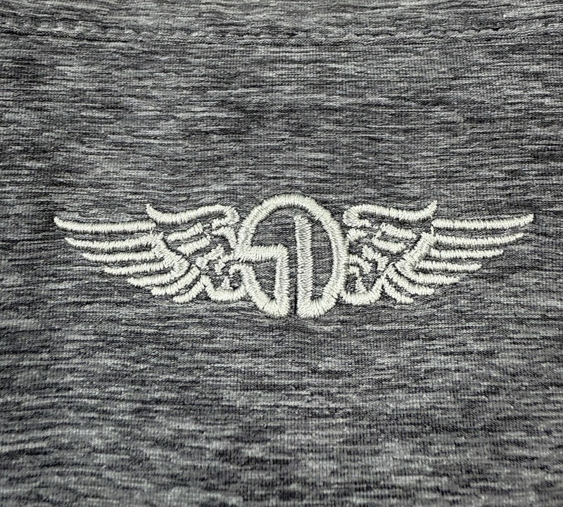 Straight Down Mens 1/4 Zip Pullover Dallas Athletic Club Size Large Golf Gray gallery