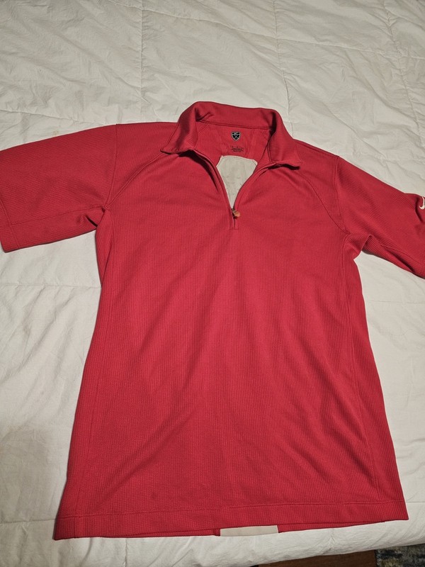 Nike Fit Dry 1/4 Zip Peformance Shirt Size Men's Medium gallery