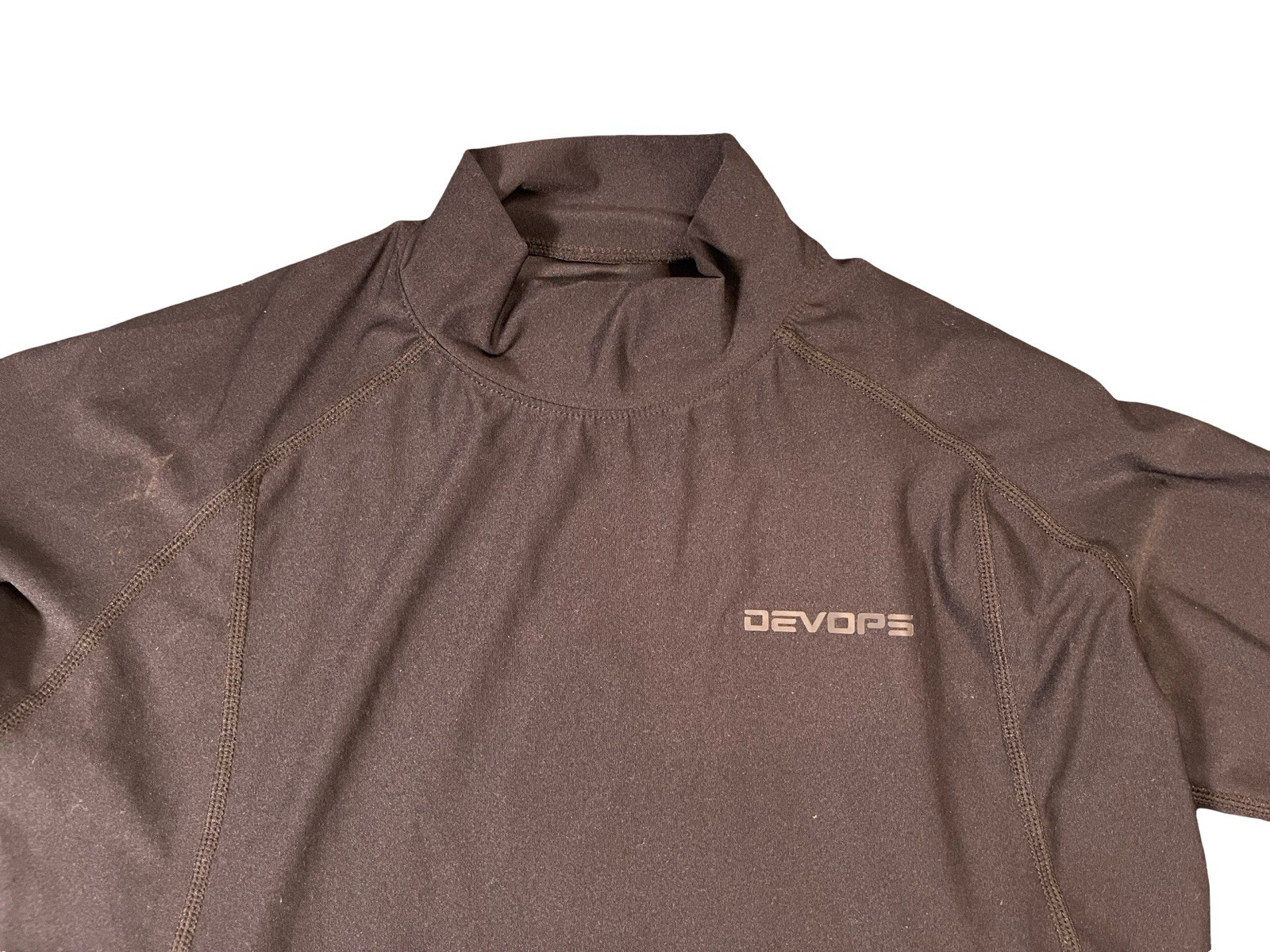 Devops Black Compression Long Sleeve Shirt Size Small Workout gallery