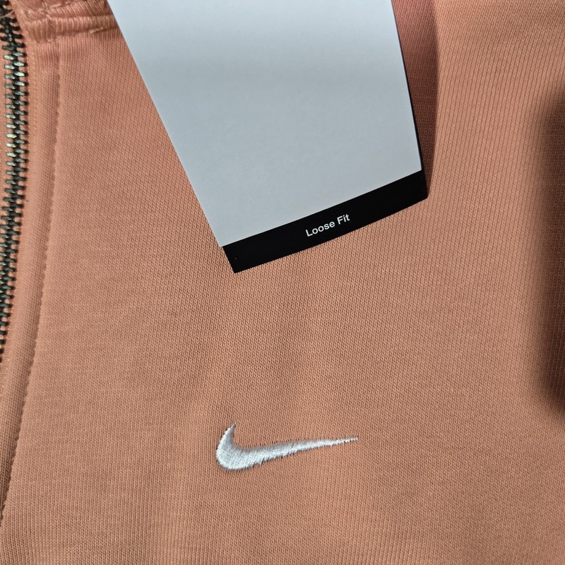 Nike Solo Swoosh Mens Medium Fleece Quarter-Zip DQ5209-844 Heavyweight Jacket M gallery