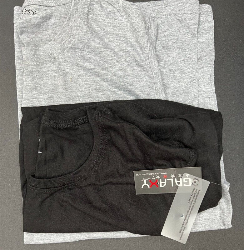 Galaxy by Harvic Mens Tank Tops (2) Black and Grey, XL, New gallery