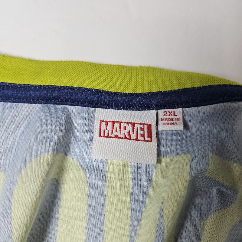 Marvel Venom Men's Graphic Tee Jersey Size 2XL Purple green Super Hero Whimi gallery