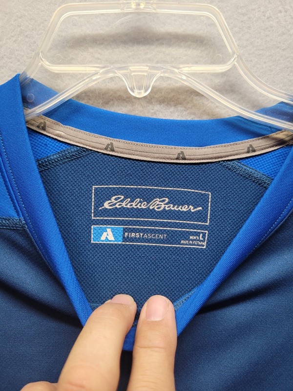 Eddie Bauer First Ascent Shirt Men Large Free Heat Pro Vented Athleisure Sports gallery