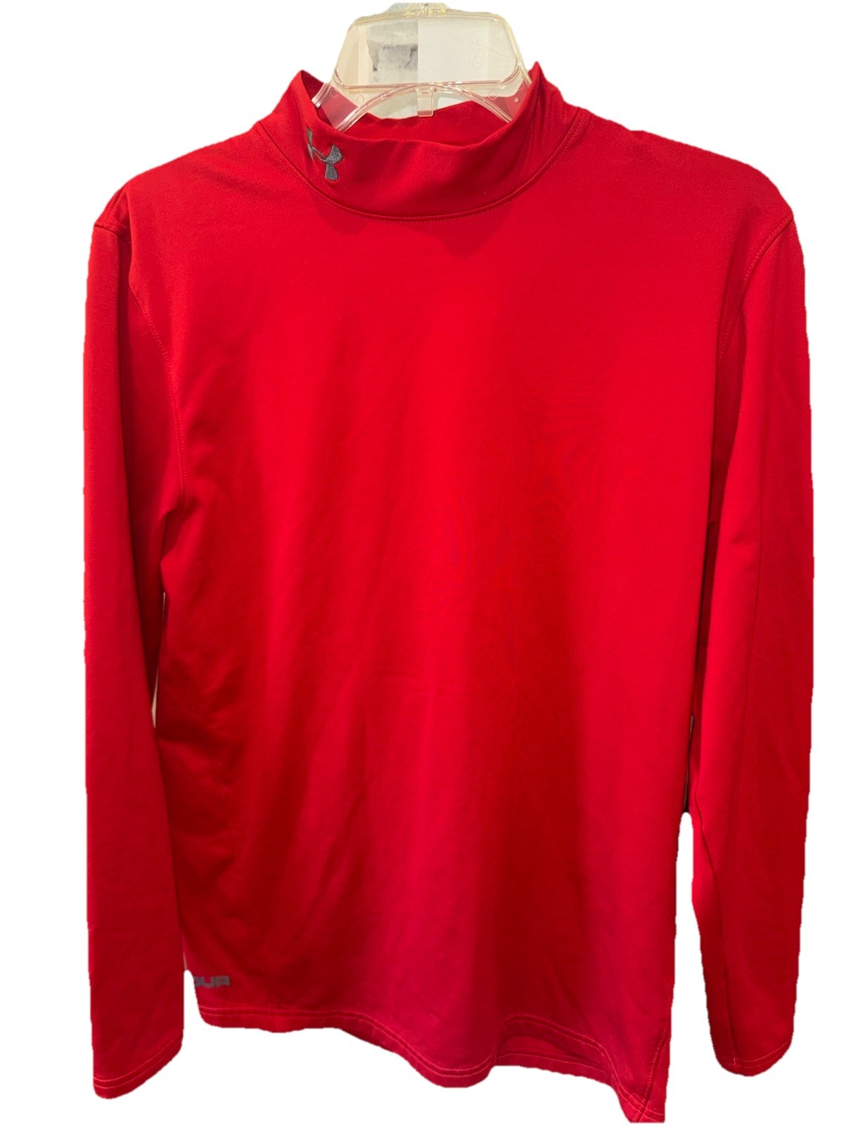 Under Armour Men’s M Medium RED Cold Gear Long Sleeve Mock Shirt BASE LAYER gallery