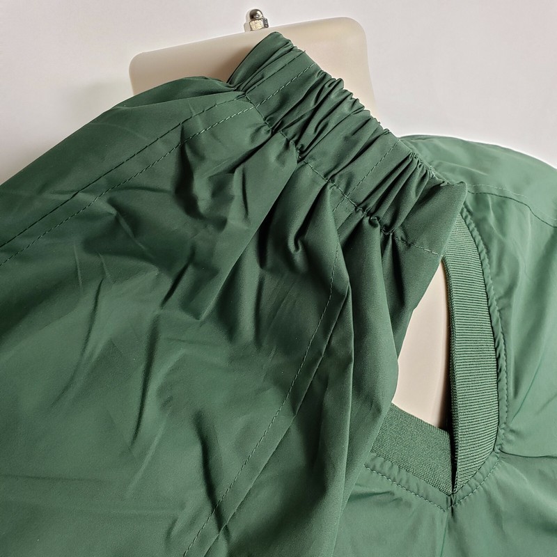 Sport-Tek Men's XL, V Neck, Raglan Windshirt, Green, Style JST72, EUC gallery