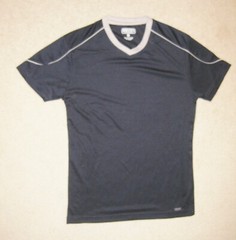 NWOT Mens SMITHS Blue V Neck Short Sleeve Workwear Shirt size Small