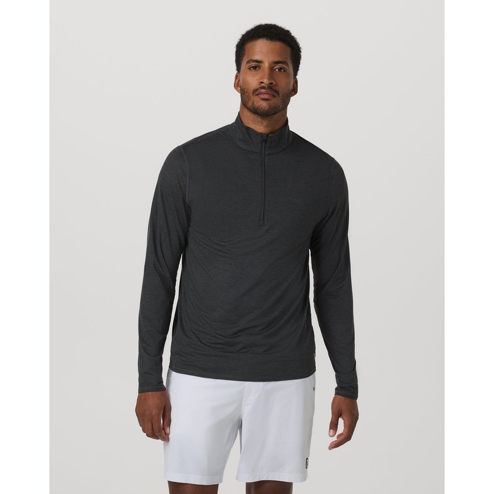 NWT Vuori Ease Performance Half Zip 2.0 Pullover Mens Large Gray