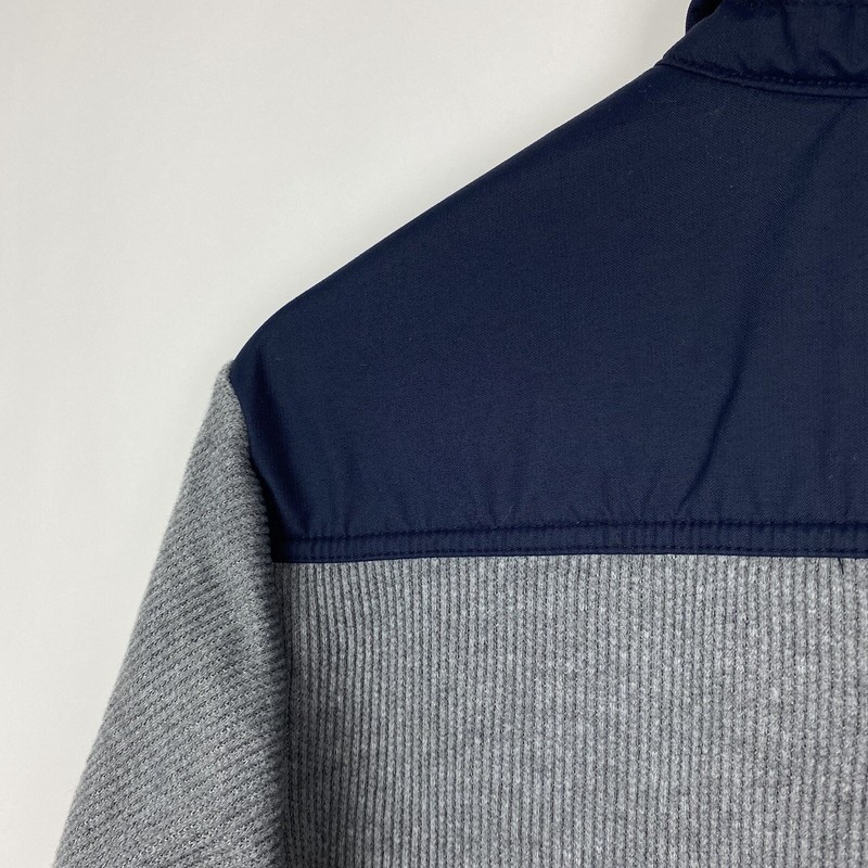 DECATHLON Tribord 100 Sailing Pullover Sweater Mens XS Water Repellent Gray Navy gallery