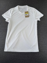 Nike Dri-FIT Tennis Shirt Men’s Size Small White Athletic Performance Tee NWT