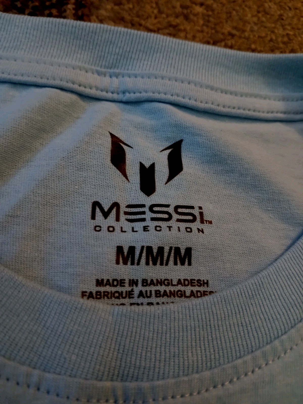 Messi Collection "Worldwide Legend" Lionel Messi Blue Soccer T-Shirt Men's M gallery