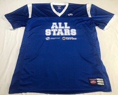 Rawlings Football Jersey Men Size 2XL All Stars Blue White Boys & Girls Club