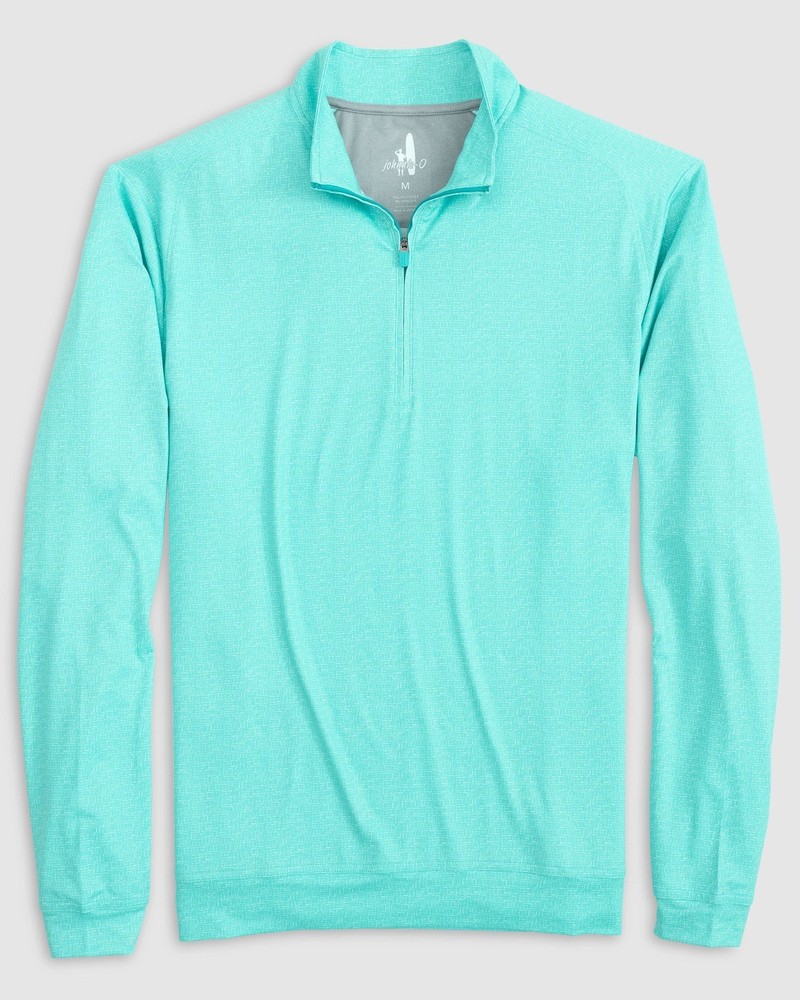 johnnie-O Miltons Performance 1/4 Zip Pullover Caicos